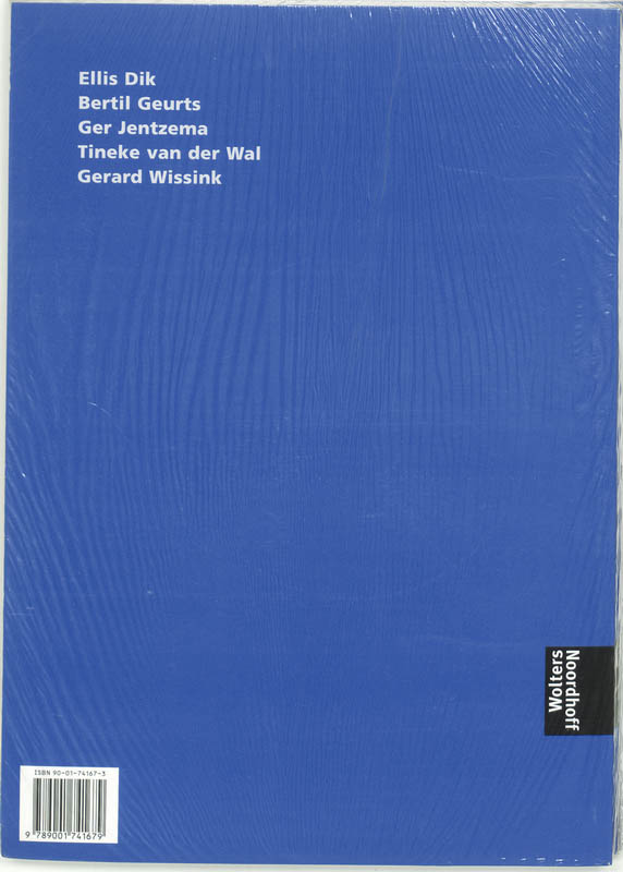 Achterkant van Workbook