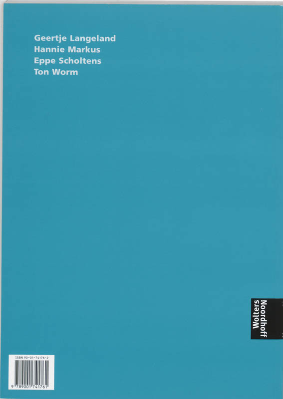 Achterkant van Werkboek