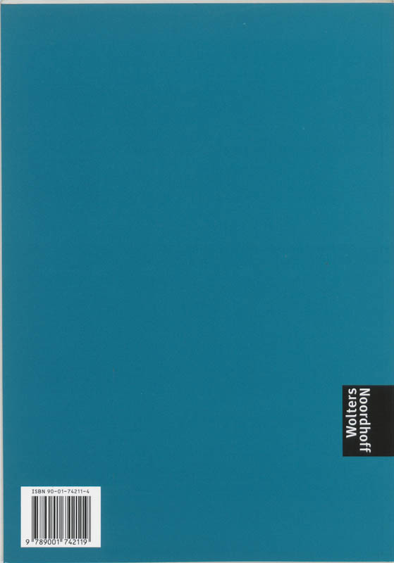 Achterkant van Antwoordenboek
