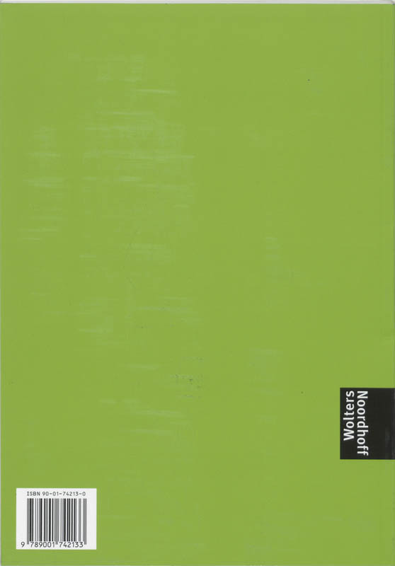 Achterkant van Antwoordenboek