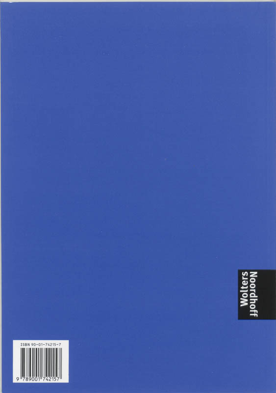 Achterkant van Uitwerkingenboek