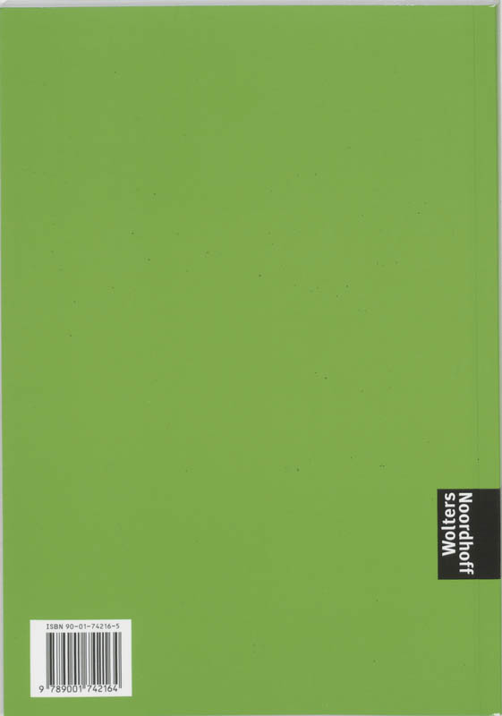 Achterkant van Uitwerkingenboek