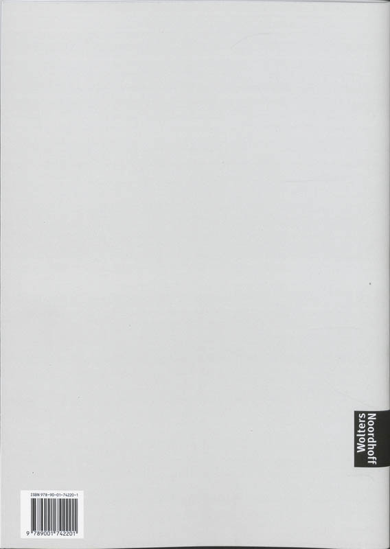 Achterkant van Toetsenboek