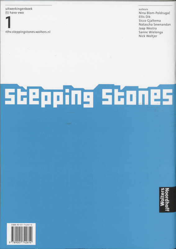 Achterkant van Uitwerkingenboek