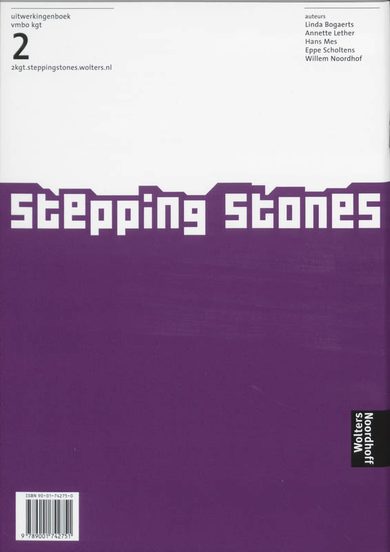 Achterkant van Uitwerkingenboek