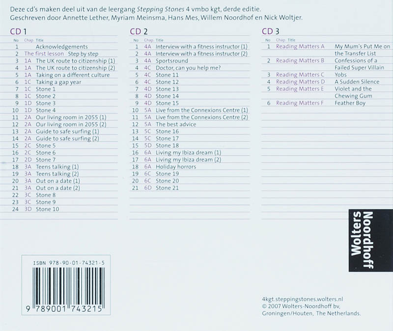 Achterkant van Leerwerkboek