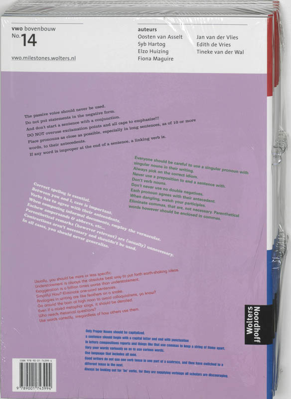 Achterkant van Katern 6-14