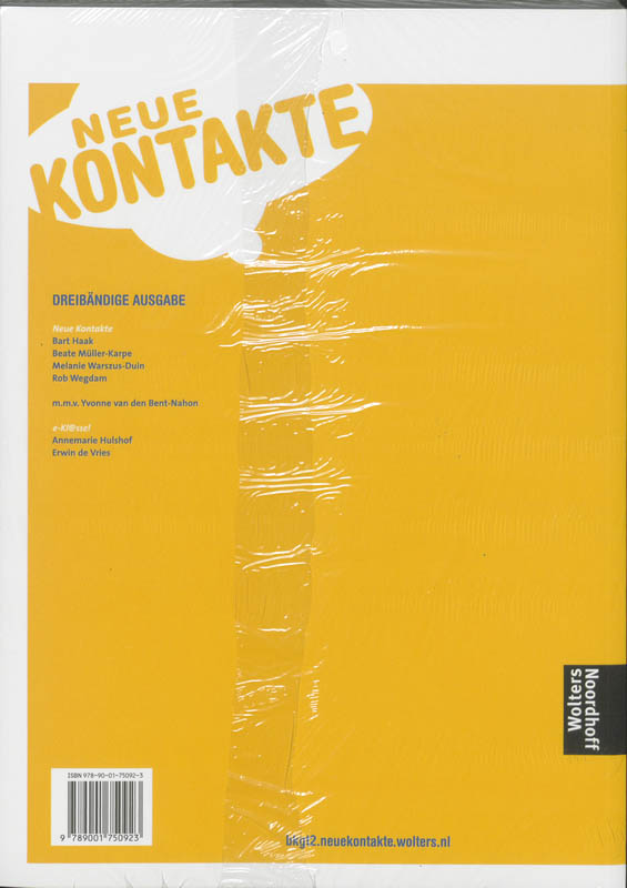 Achterkant van Arbeitsbuch A+B