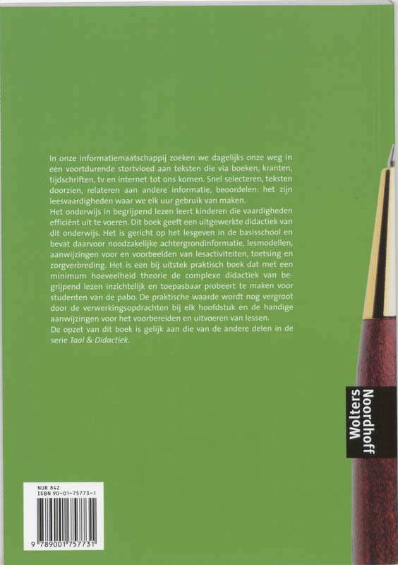Achterkant van Begrijpend lezen