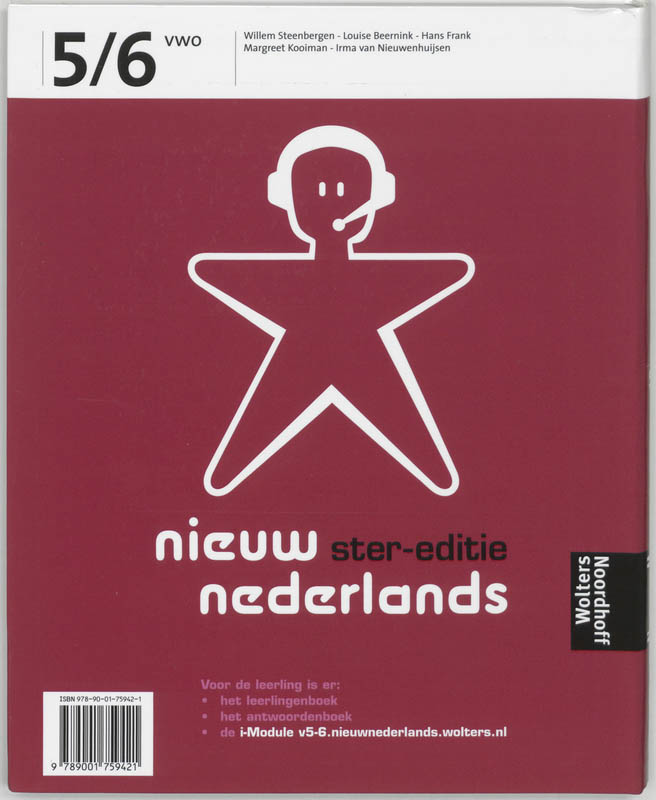 Achterkant van Leerlingenboek