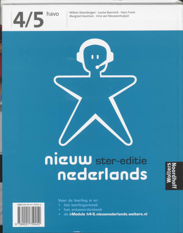 Achterkant van Leerboek