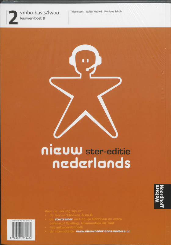 Achterkant van Leerwerkboek A+B
