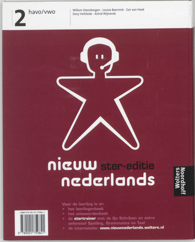 Achterkant van Leerboek