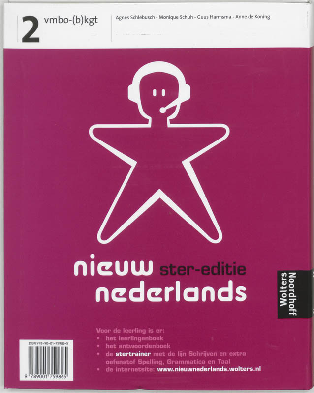 Achterkant van Leerboek