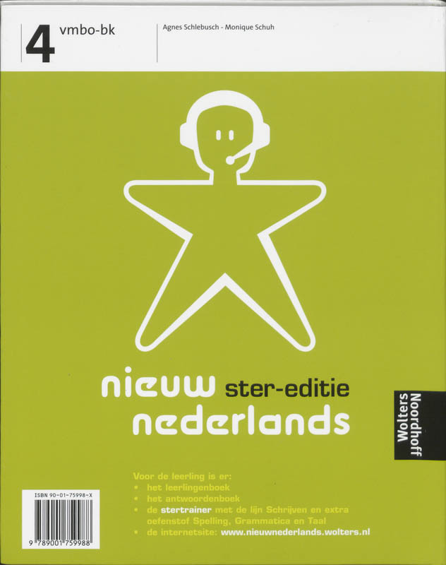 Achterkant van Leerlingenboek