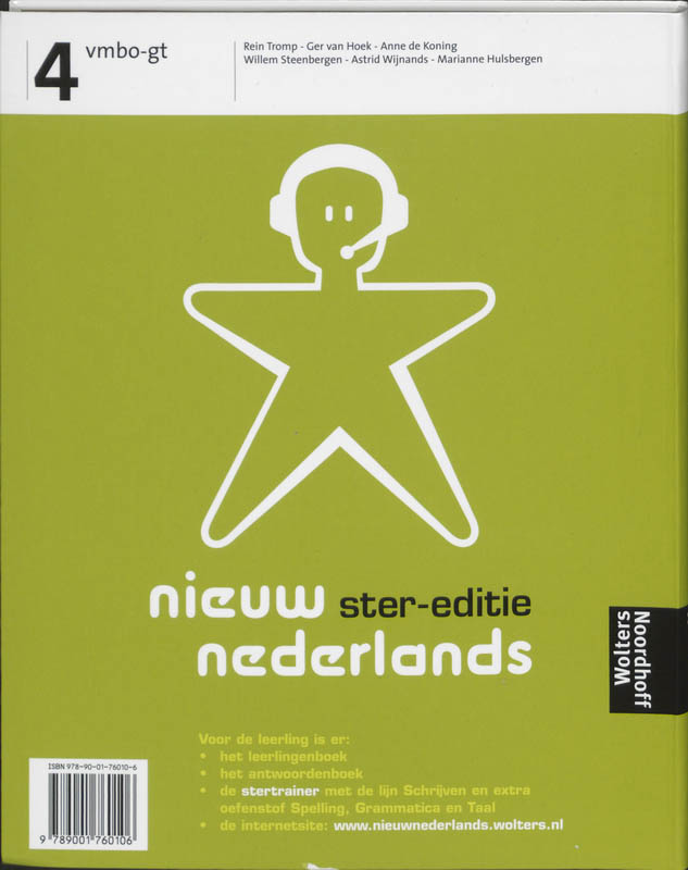 Achterkant van Leerlingenboek