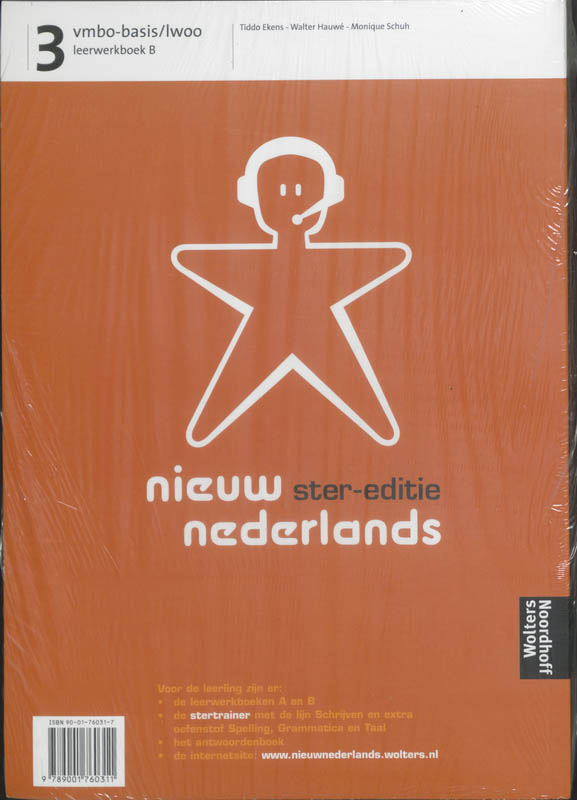 Achterkant van leerwerkboek A+B
