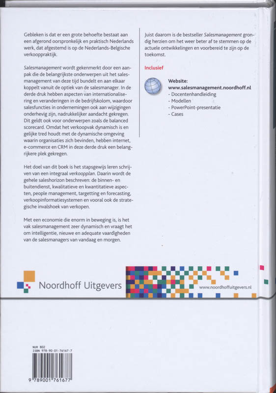 Achterkant van Salesmanagement