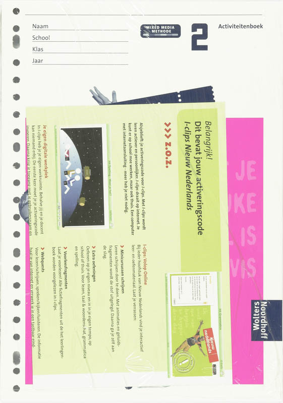Achterkant van Activiteitenboek