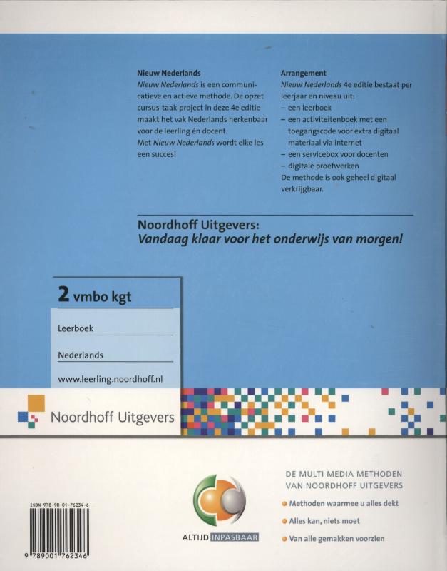 Achterkant van Leerboek