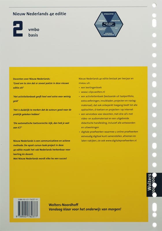 Achterkant van Activiteitenboek