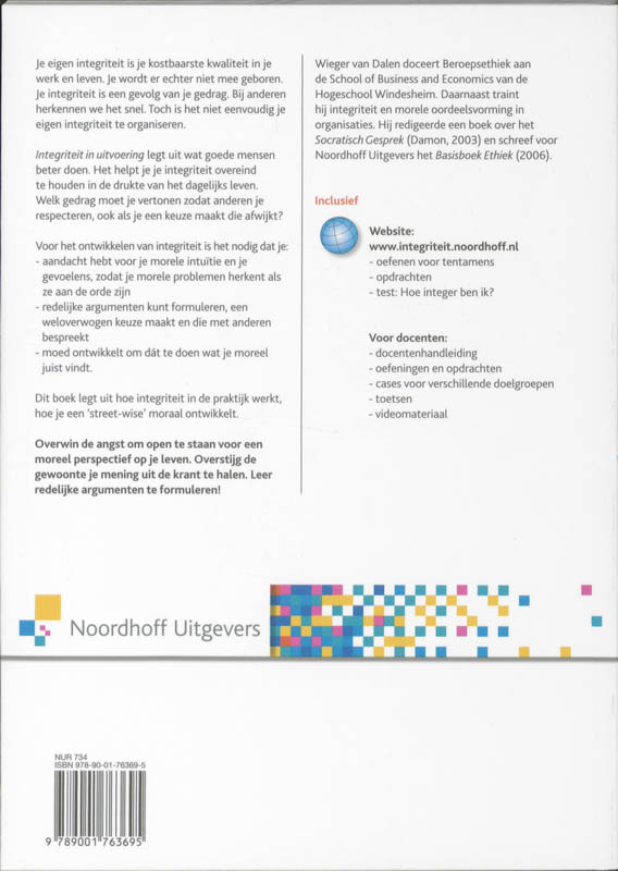 Achterkant van Integriteit in uitvoering