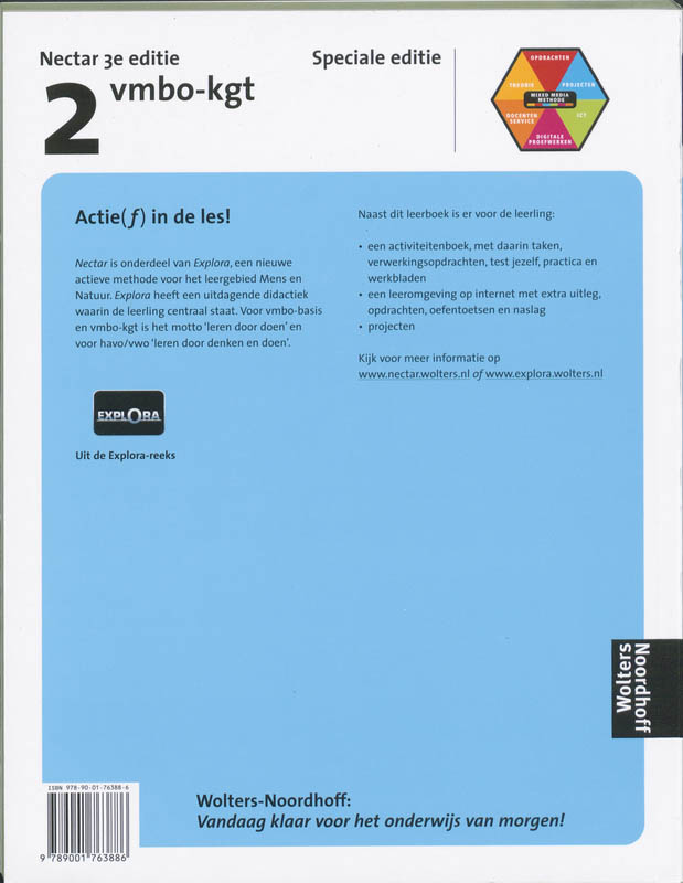 Achterkant van 2 Vmbo kgt