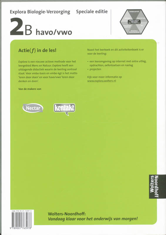 Achterkant van Activiteitenboek