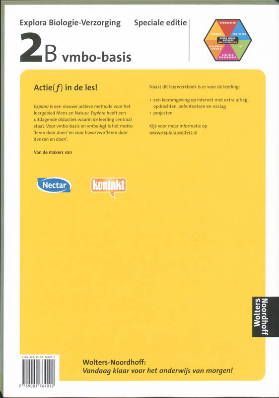Achterkant van Leerwerkboek