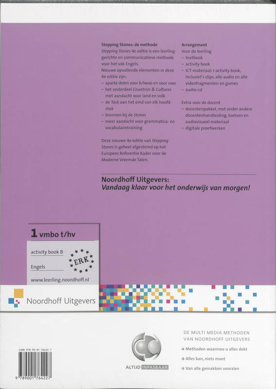 Achterkant van Activity book A+B