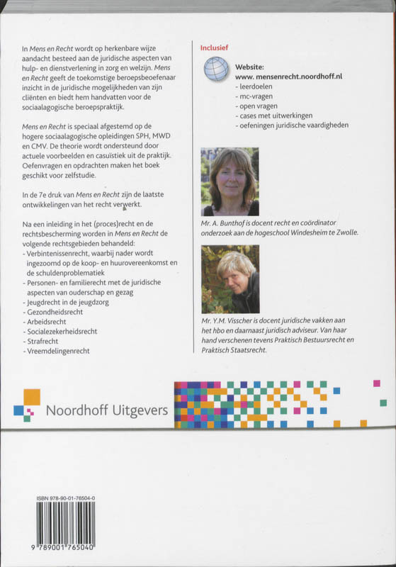 Achterkant van Mens en recht