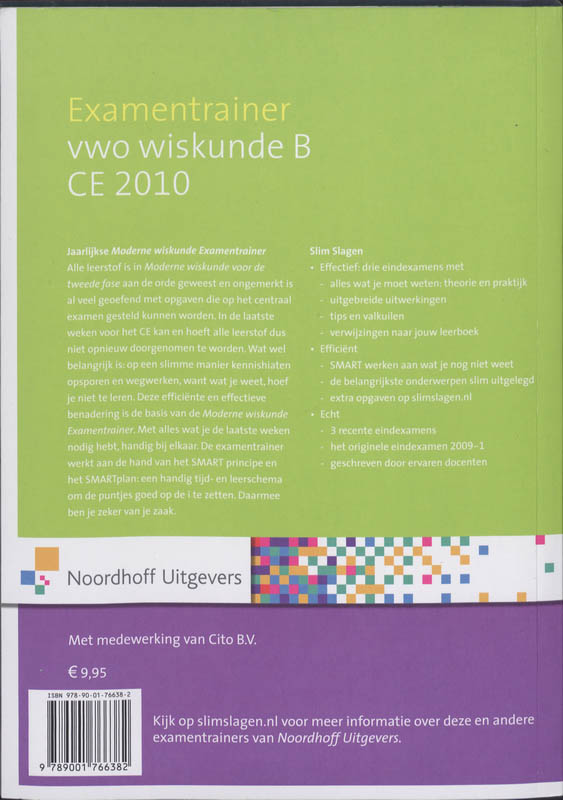 Achterkant van vwo