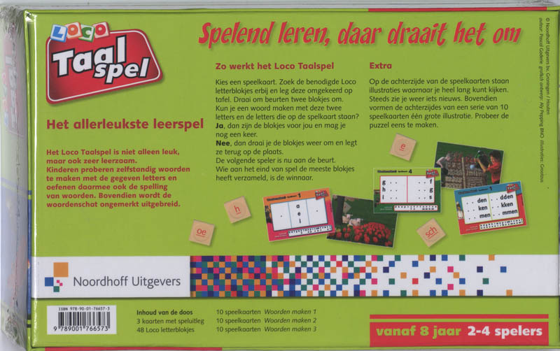 Achterkant van Loco Taalspel