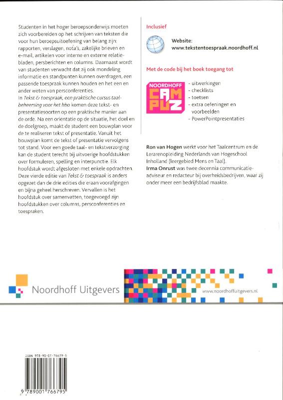Achterkant van Tekst & toespraak