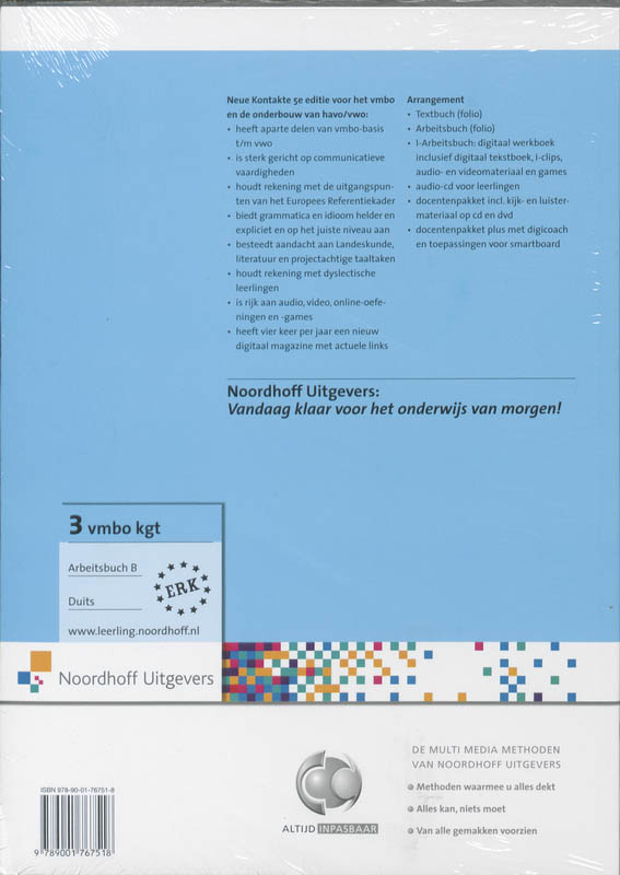 Achterkant van Arbeitsbuch A~B