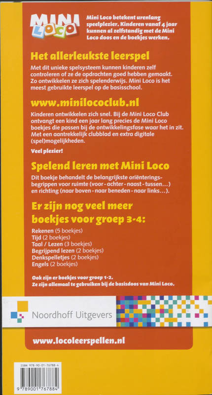 Achterkant van Waar is het? - Lees- en oriëntatie oefeningen