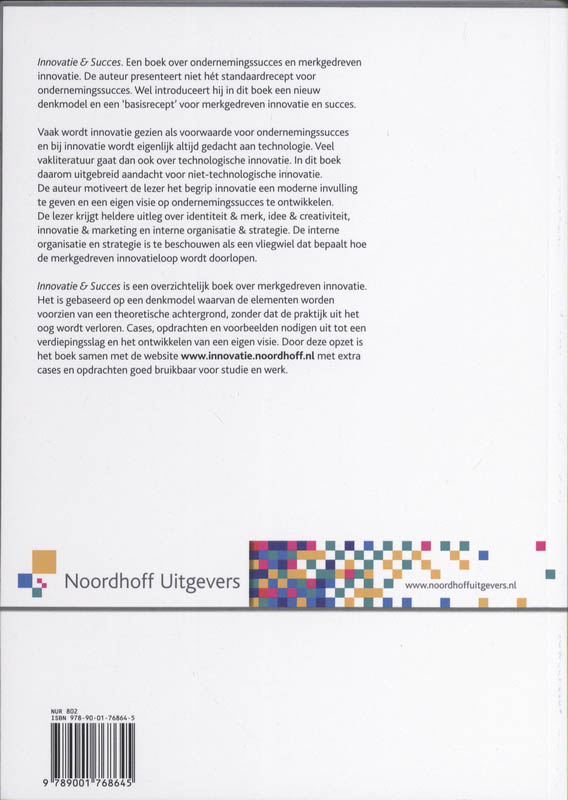 Achterkant van Innovatie & Succes