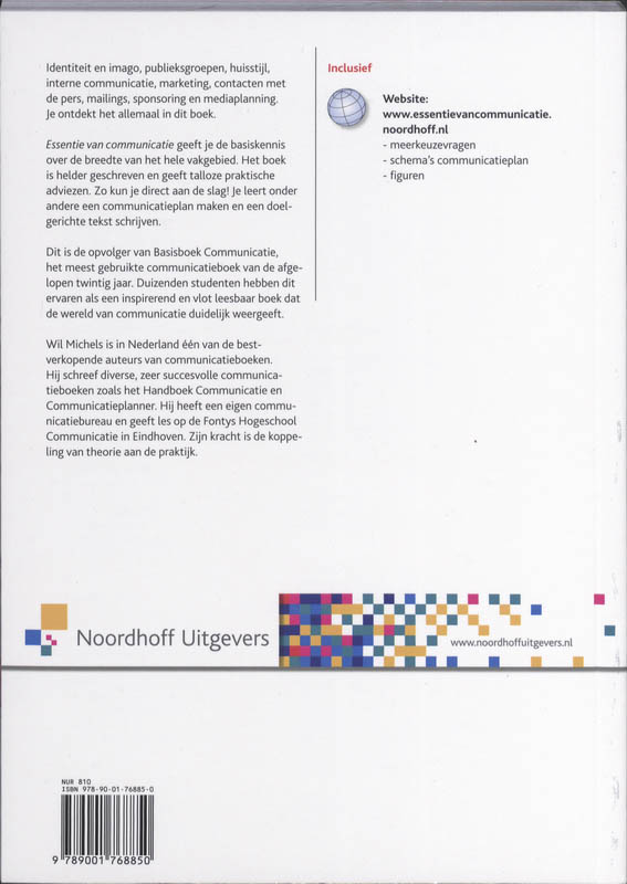 Achterkant van Essentie van communicatie
