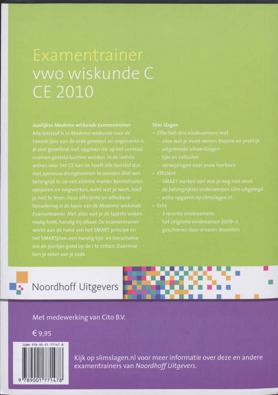 Achterkant van vwo