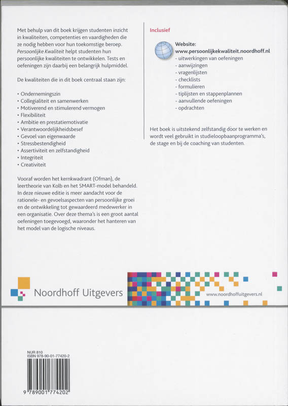 Achterkant van Persoonlijke kwaliteit