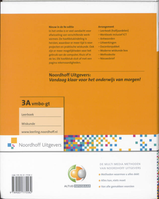Achterkant van 3A Vmbo-gt