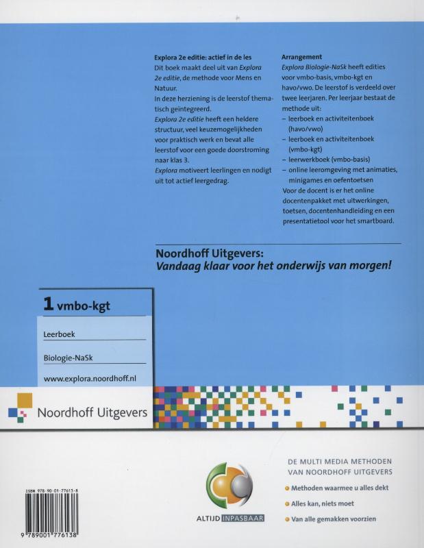 Achterkant van Leerboek