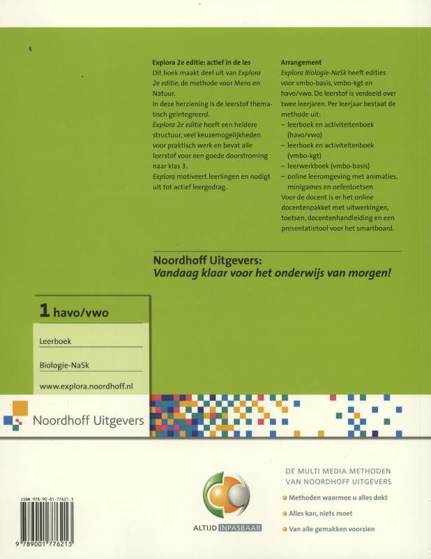 Achterkant van Leerboek