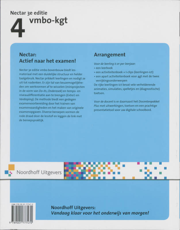 Achterkant van Leerboek Biologie