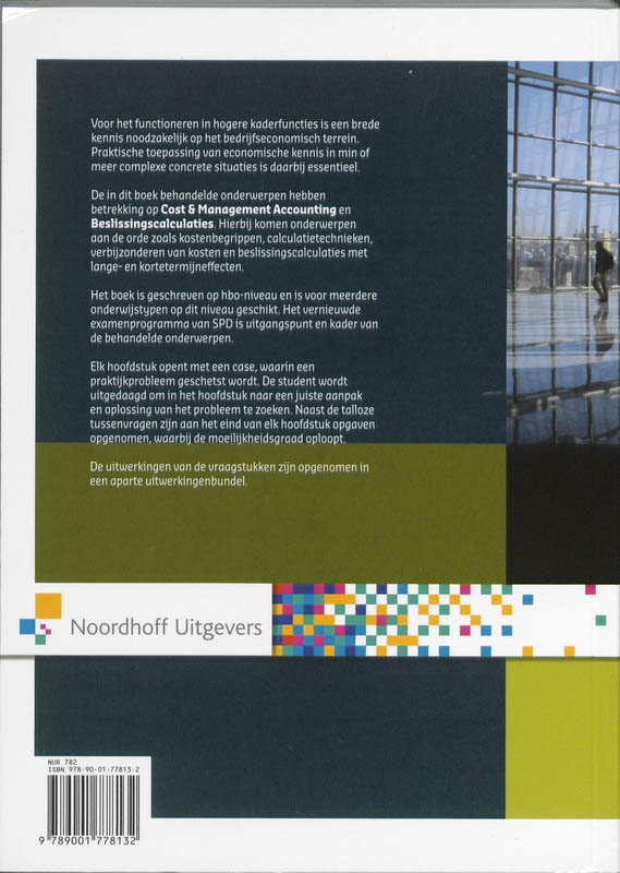 Achterkant van Cost & Management Accounting