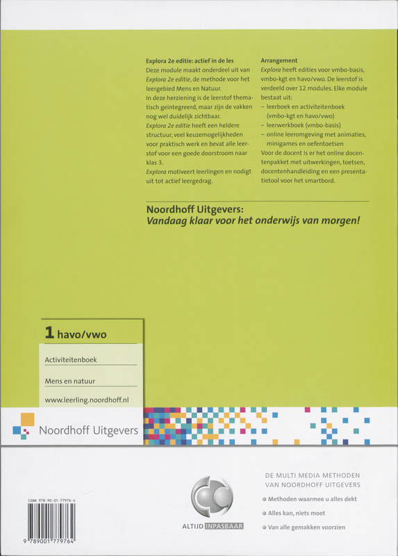 Achterkant van Activiteitenboek