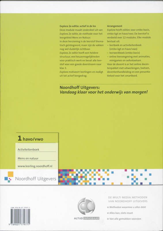 Achterkant van Activiteitenboek