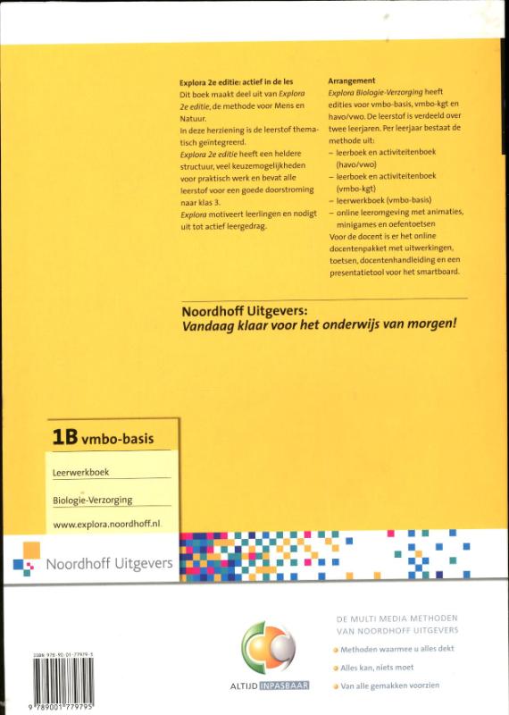 Achterkant van Leerwerkboek