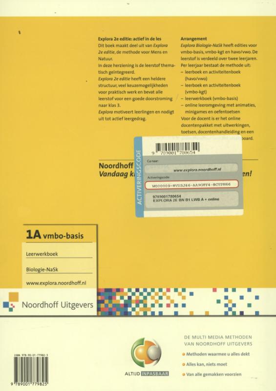 Achterkant van Leerwerkboek