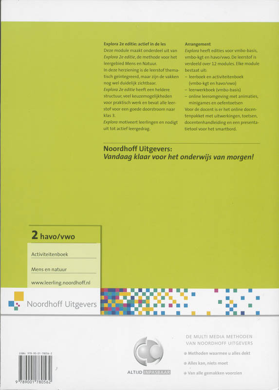 Achterkant van Activiteitenboek